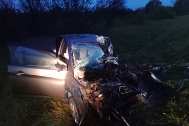 Дорожное происшествие в районе деревни Хвалово