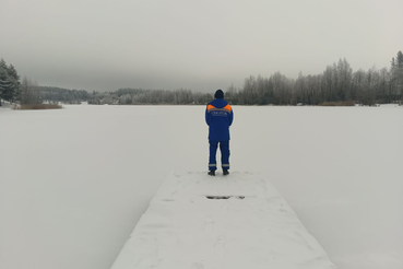 Выход на лёд крайне опасен!