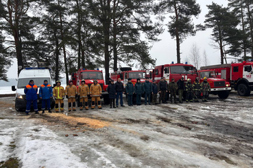 Аварийно-спасательная служба приняла участия в учениях