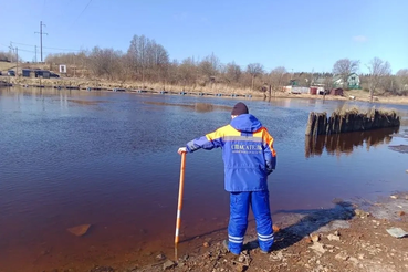 Спасатели Ленинградской области отслеживают паводковую обстановку