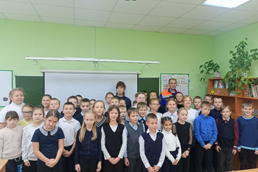 Спасатели провели открытый урок