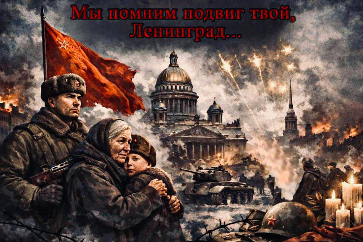 Мы помним подвиг твой, Ленинград...