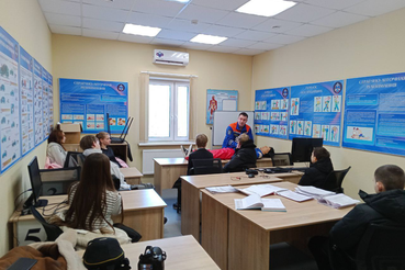 Спасатели провели открытый урок