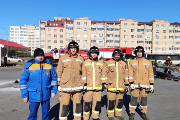 Спасатели приняли участие в соревнованиях