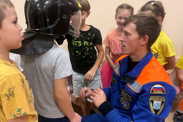 Спасатели провели открытый урок