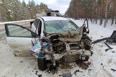 Дорожное происшествие в поселке Янега
