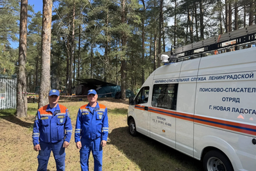 Спасатели обеспечили безопасность на туристическом слёте в Волховском районе
