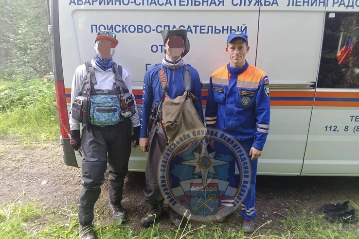 Поиски в лесном массиве в районе деревни Хотнежа