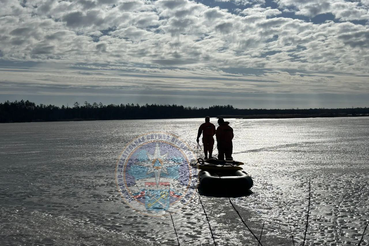 Поиски на озере Облуцкое