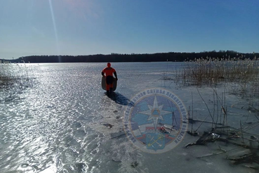 Поиски на озере Любимовское