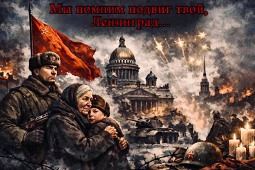 Мы помним подвиг твой, Ленинград...